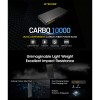 Nitecore CARBO 10000 Power Bank - Portabelt batteri - 10000mAh, 2xUSB Typ A/C, QC 3.0 / PD 20W, 5V, 3A - Kolfiber