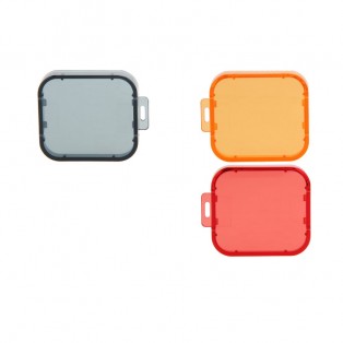 Färgfilter för dykning Gul + Röd + Lila + Orange + Grå - Paket Hero5/6/7