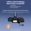Wuben E7 Ficklampa EDC Multifunktion - Svart - 1800lm
