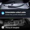 Joyroom Flexible Fast Charging Cable SA38, USB-C - Lightning Kabel, Spiral, 3A, 1.5m - Svart