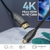 Vention HDMI till Micro HDMI-Kabel VAA-D03-B300, 4K, 3D - 3M