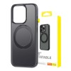 Baseus Magnetic Phone Case for iPhone 15 Pro Baseus CyberLoop Series - Svart
