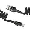 Mcdodo Spring Cable USB-A - Lightning CA-6410, USB-A - Lightning Kabel, Spiral, 2A, 1.8m - Svart