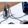 Mcdodo GaN Wall Charger CH-1544 - Väggladdare - Snabbladdare QC4+ / PD 67W - 110-240V till USB - 3xUSB Typ A/C - Svart