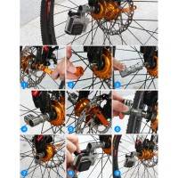 Fäste GoPro till hjulnav / hjulaxel cykel 360 grader - 5mm gänga - Aluminium