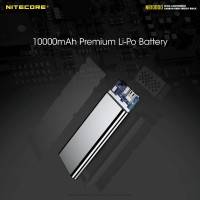 Nitecore NB10000 Power bank - Portabelt batteri - 10000mAh, 2xUSB Typ A/C, QC 3.0 / PD 18W, 5V, 3A - Kolfiber
