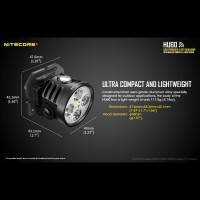 Nitecore HU60 Pannlampa USB-drift med fjärrkontroll - 1600lm