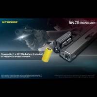 Nitecore NPL20 Ficklampa för Picatinny Vapenfäste - 460lm