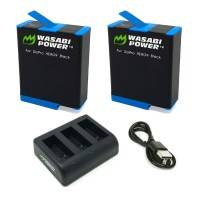 Wasabi Power Batterier och Batteriladdare - Trippel - för GoPro Hero11/10/9 Black - Paket