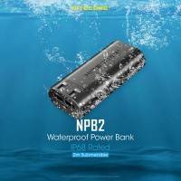 Nitecore NPB2 Power Bank - Portabelt Vattentätt Batteri - 10000mAh, 2xUSB Typ A, QC 3.0 / 18W, 5V, 2.4A