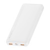 Baseus Bipow Power Bank - Portabelt batteri - 10000mAh, 3xUSB Typ A/C, QC 3.0 / PD, 20W - Vit