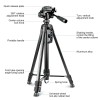 Puluz Tripod / kamerastativ 360° inkl. mobilhållare - Aluminium 550-1390mm
