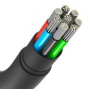Baseus Jelly Cable USB-C - USB-C Kabel, Silikon, 100W, 1.2m - Grå