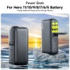Telesin Multi-Batteriladdare och Powerbank 10000mAh med förvaring för batterier -Dubbel - för GoPro Hero11/10/9/8/7/6/5